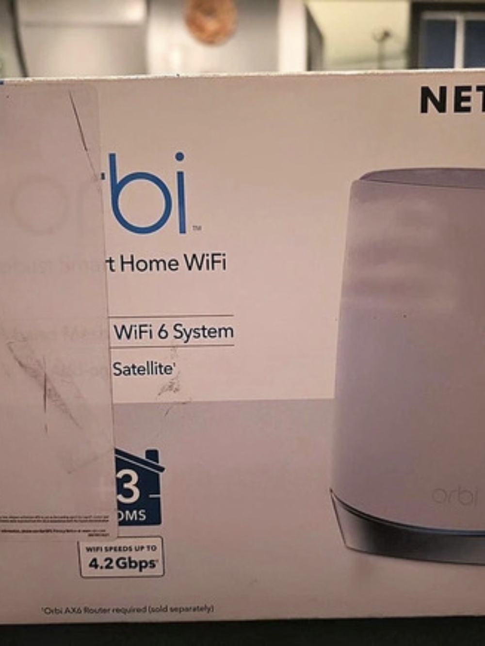 NETGEAR Orbi AX4200 WiFi 6 Mesh Add On Satellite RBS750